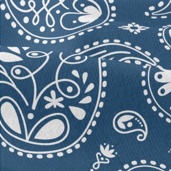Classic Style Paisley Flower Modern Jersey