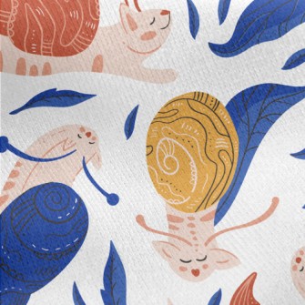 Cat Disguised As Snail Jersey Backed Fleece