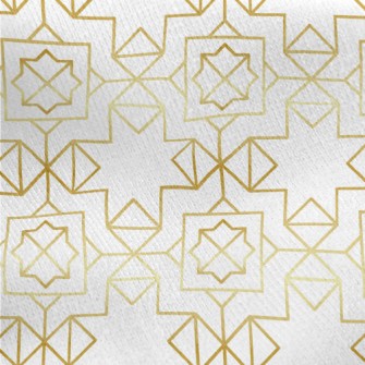 Gold Edge Lines Jersey Backed Fleece