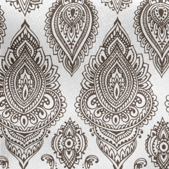 Mysterious Vintage Damask Jersey Backed Fleece