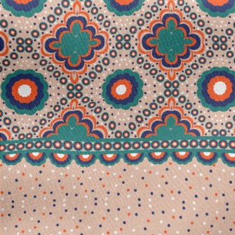 Special Ethnic Style Jersey Backed Fleece