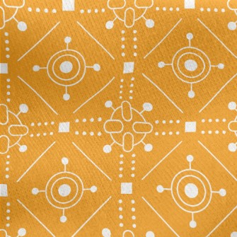 Deformed Square Circle Jersey Backed Fleece