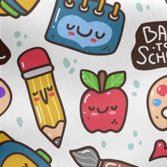 School Painting Supplies Jersey Backed Fleece