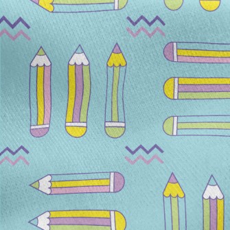 Fluorescent Pink Pencil Jersey Backed Fleece