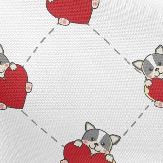 Hug The Loving Dog Pongee