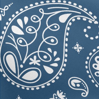 Classic Style Paisley Flower Pongee