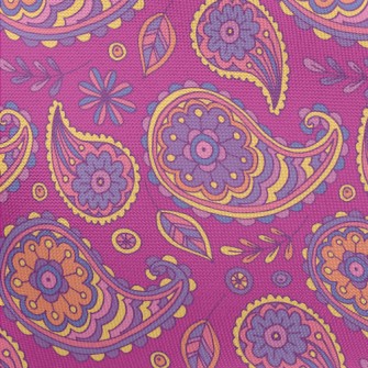 Dreamy And Beautiful Paisley F Pongee
