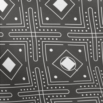 Deformed Square Circle Pongee