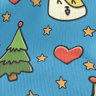 Dogs Have A Happy Christmas Stretch Jersey