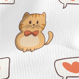 Bow Gentleman Cat Stretch Jersey