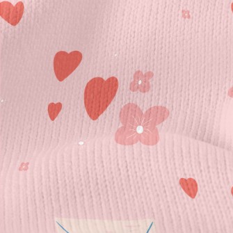 Envelope With Love Words Stretch Jersey