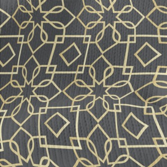 Gold Edge Lines Stretch Jersey