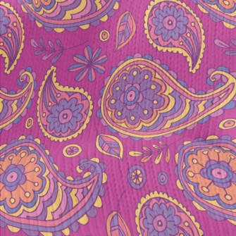 Dreamy And Beautiful Paisley F Stretch Jersey