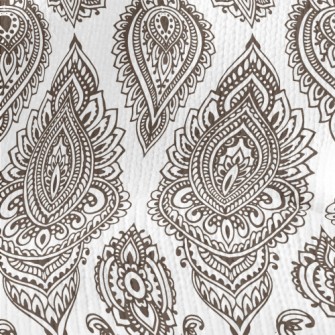 Mysterious Vintage Damask Stretch Jersey