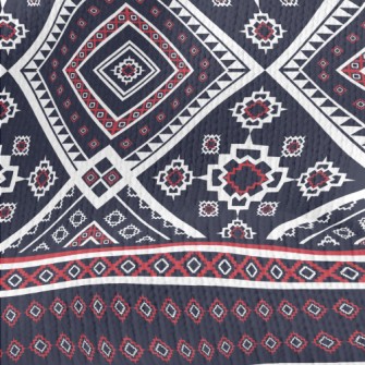National Style Rhombus Stretch Jersey