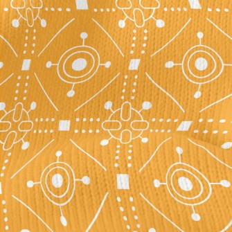 Deformed Square Circle Stretch Jersey