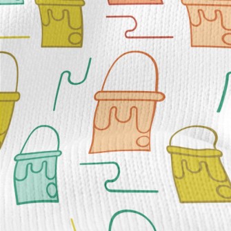 Cute Paint Bucket Stretch Jersey