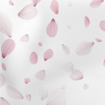 Soft Pink Petals Lightweight Cotton Poplin