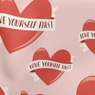 Love Yourself First Lightweight Cotton Poplin