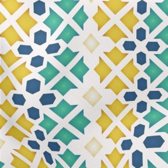 Flower Shaped Block Splicing Lightweight Cotton Poplin