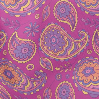 Dreamy And Beautiful Paisley F Lightweight Cotton Poplin