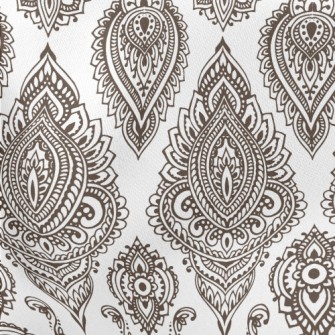 Mysterious Vintage Damask Lightweight Cotton Poplin