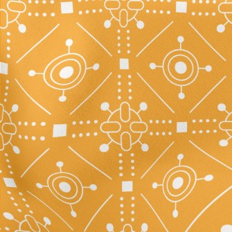 Deformed Square Circle Lightweight Cotton Poplin