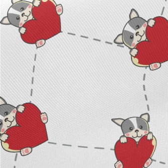 Hug The Loving Dog Midweight Cotton Poplin