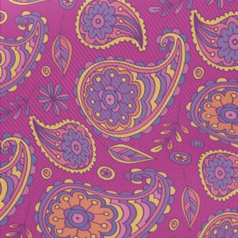 Dreamy And Beautiful Paisley F Midweight Cotton Poplin