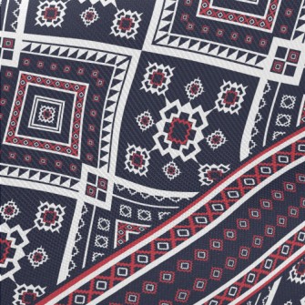 National Style Rhombus Midweight Cotton Poplin