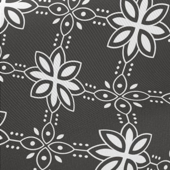 Dark Color Group Flowers Midweight Cotton Poplin