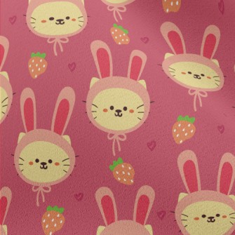 Cat In Rabbit Ear Hat Chiffon