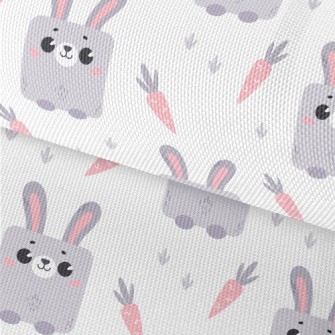 Cute Cube Rabbit Waterproof Oxford