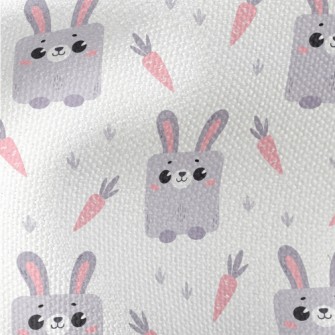 Cute Cube Rabbit Waterproof Canvas