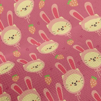 Cat In Rabbit Ear Hat Performance Linen