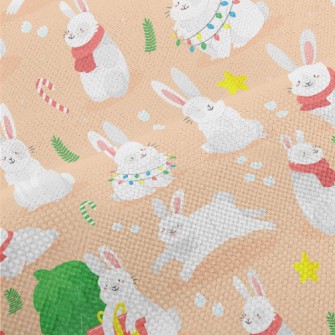 Pet Bunny Opening Presents Performance Linen