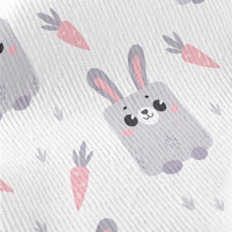 Cute Cube Rabbit Standard Corduroy