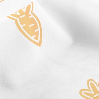 Carrot Shaped Cookies Micro Fleece
