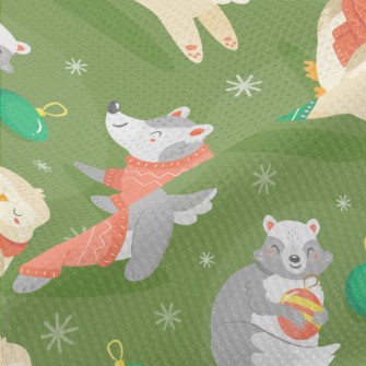 Christmas Party Animals Piqué