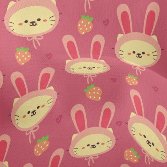 Cat In Rabbit Ear Hat Lightweight Performance Linen