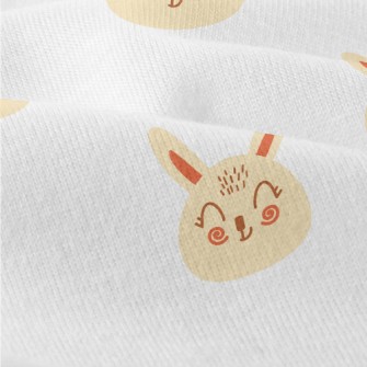 Hand Drawn Cute Blush Rabbit Modern Jersey