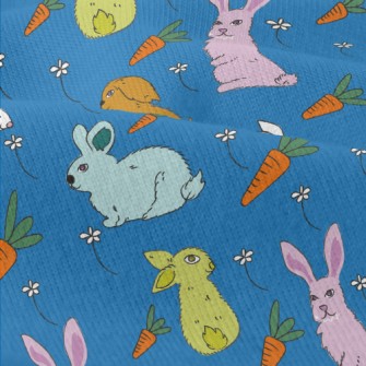 Hand Drawn Rabbit And Carrot D Modern Jersey