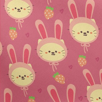 Cat In Rabbit Ear Hat Pongee