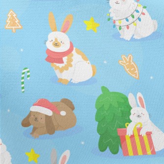 Bunny Christmas Party Pongee