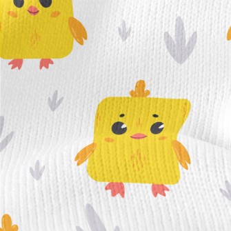 Yellow Cube Chicken Stretch Jersey