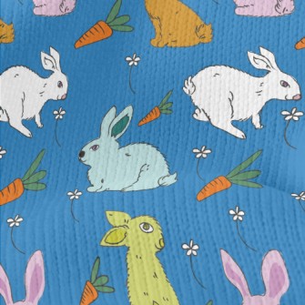 Hand Drawn Rabbit And Carrot D Stretch Jersey
