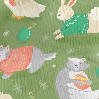 Christmas Party Animals Stretch Jersey