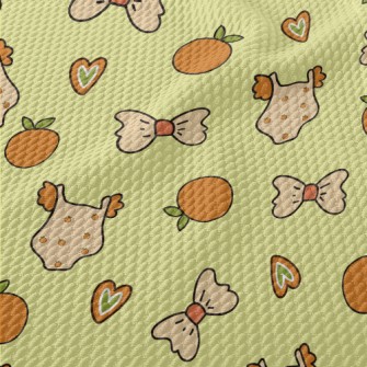 Orange Baby Products Birdseye Piqué