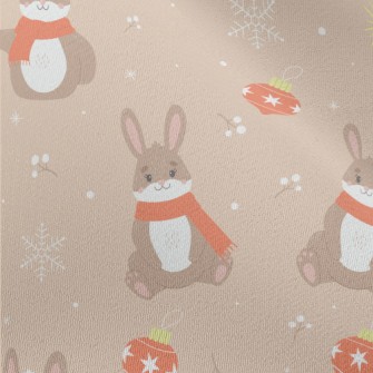Cute Rabbit Playing With Fairy Chiffon