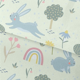 Forest Running Rabbit Waterproof Oxford